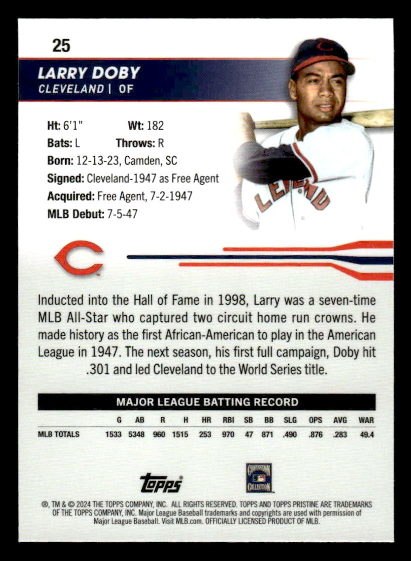 2024 Topps Pristine #25 Larry Doby