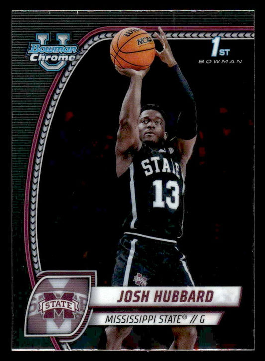 2024-25 Bowman University Chrome #35 Josh Hubbard