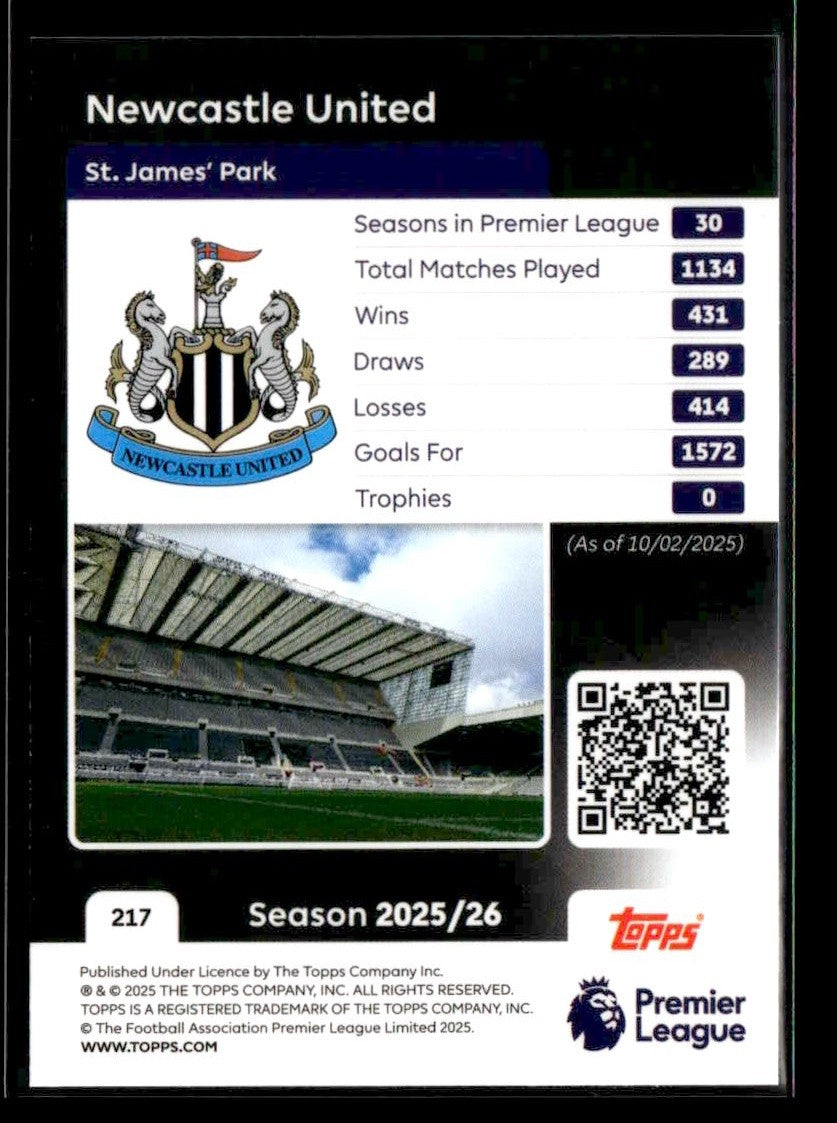 2025-26 Topps Premier League #217 Team Badge