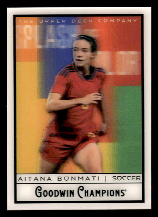 2025 UD Goodwin Champs #SCL-AB Aitana Bonmati Splash of Color 3-D Lenticular