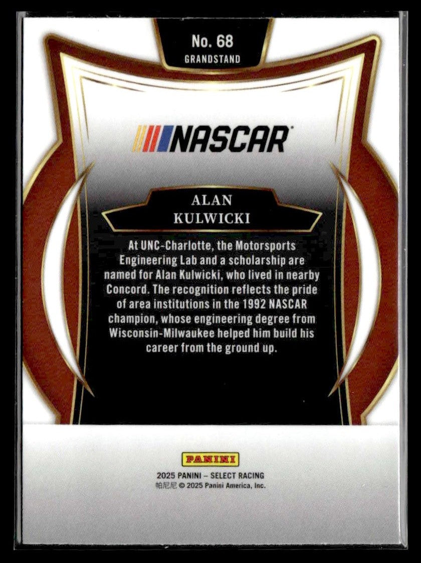 2025 Panini Select #68 Alan Kulwicki