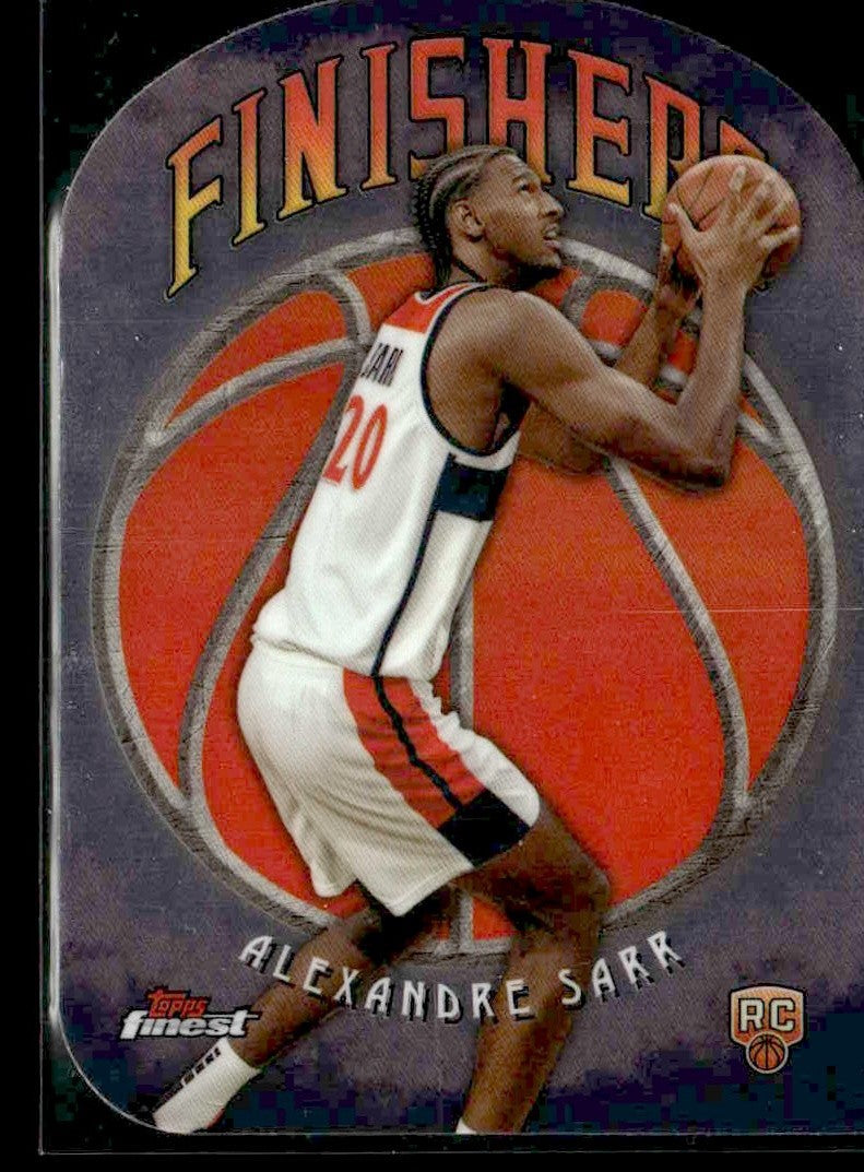 2024-25 Topps Finest #F-10 Alexandre Sarr Finishers
