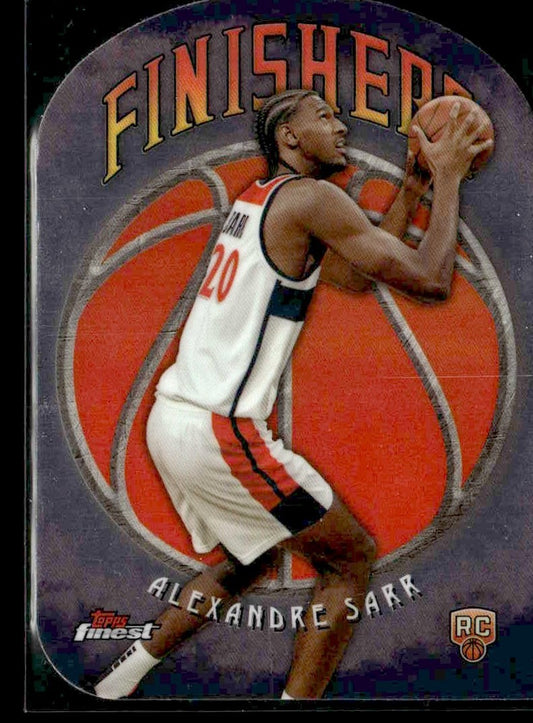 2024-25 Topps Finest #F-10 Alexandre Sarr Finishers