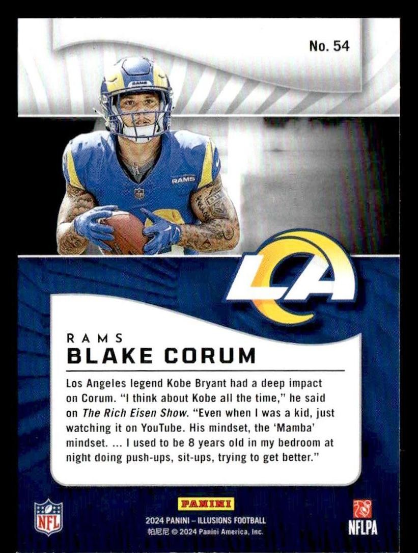 2024 Panini Illusions #54 Blake Corum Retail