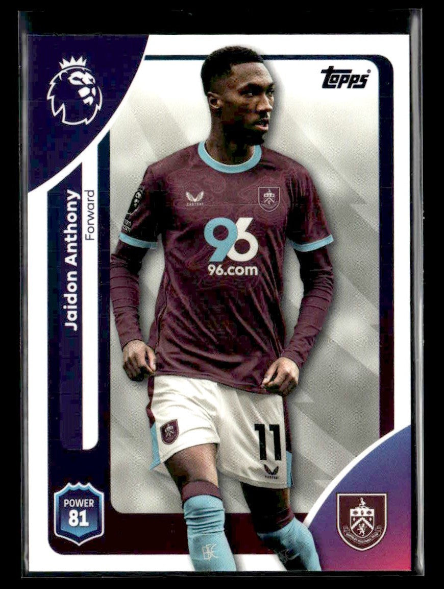 2025-26 Topps Premier League #320 Jaidon Anthony