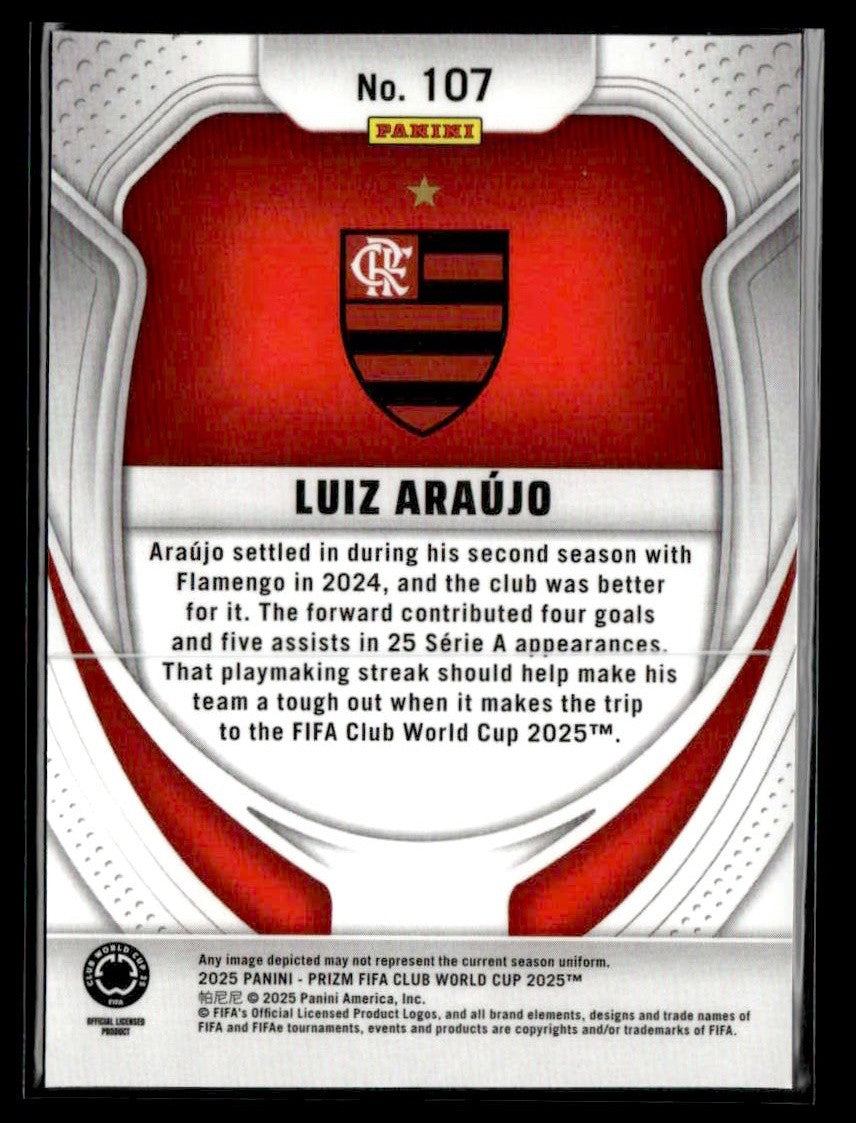 2025 Panini Prizm FIFA Club World Cup #107 Luiz Araujo