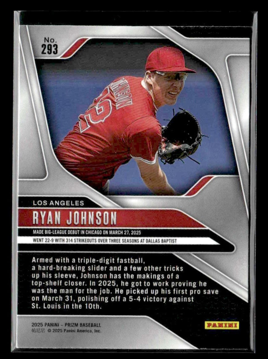 2025 Panini Prizm #293 Ryan Johnson