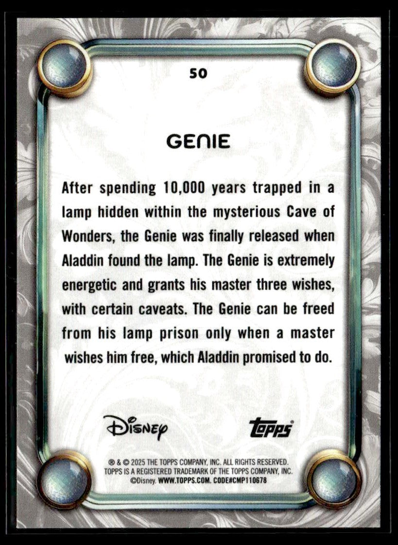 2025 Topps Disney Wonder #50 Genie