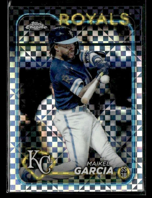 2024 Topps Chrome #246 Maikel Garcia X-Fractors