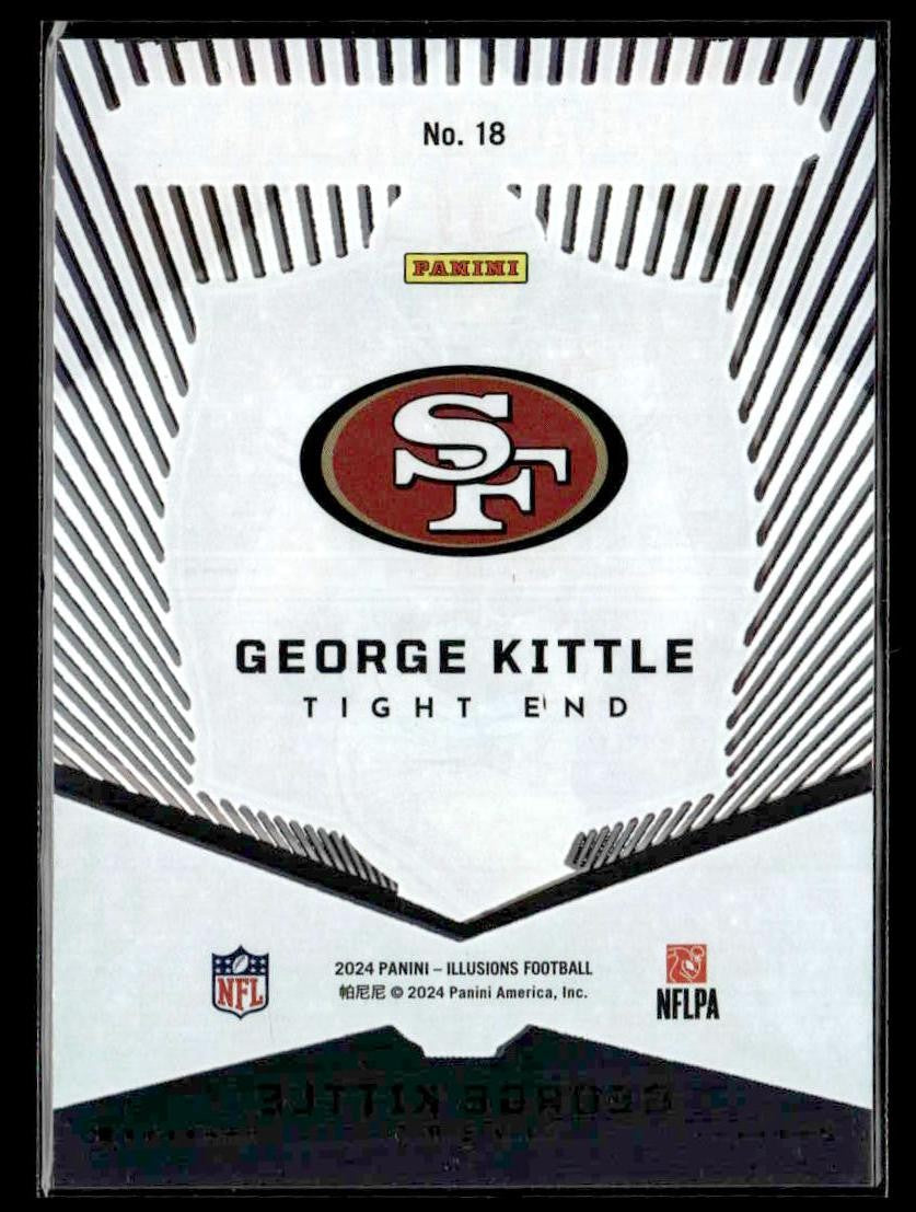 2024 Panini Illusions #18 George Kittle Abracadabra