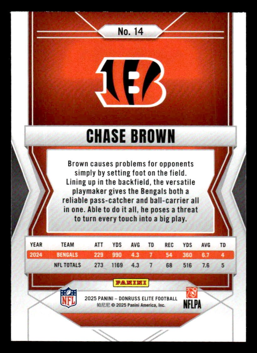 2025 Donruss Elite #14 Chase Brown