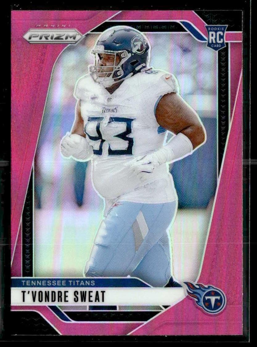 2024 Panini Prizm #394 T'Vondre Sweat Pink