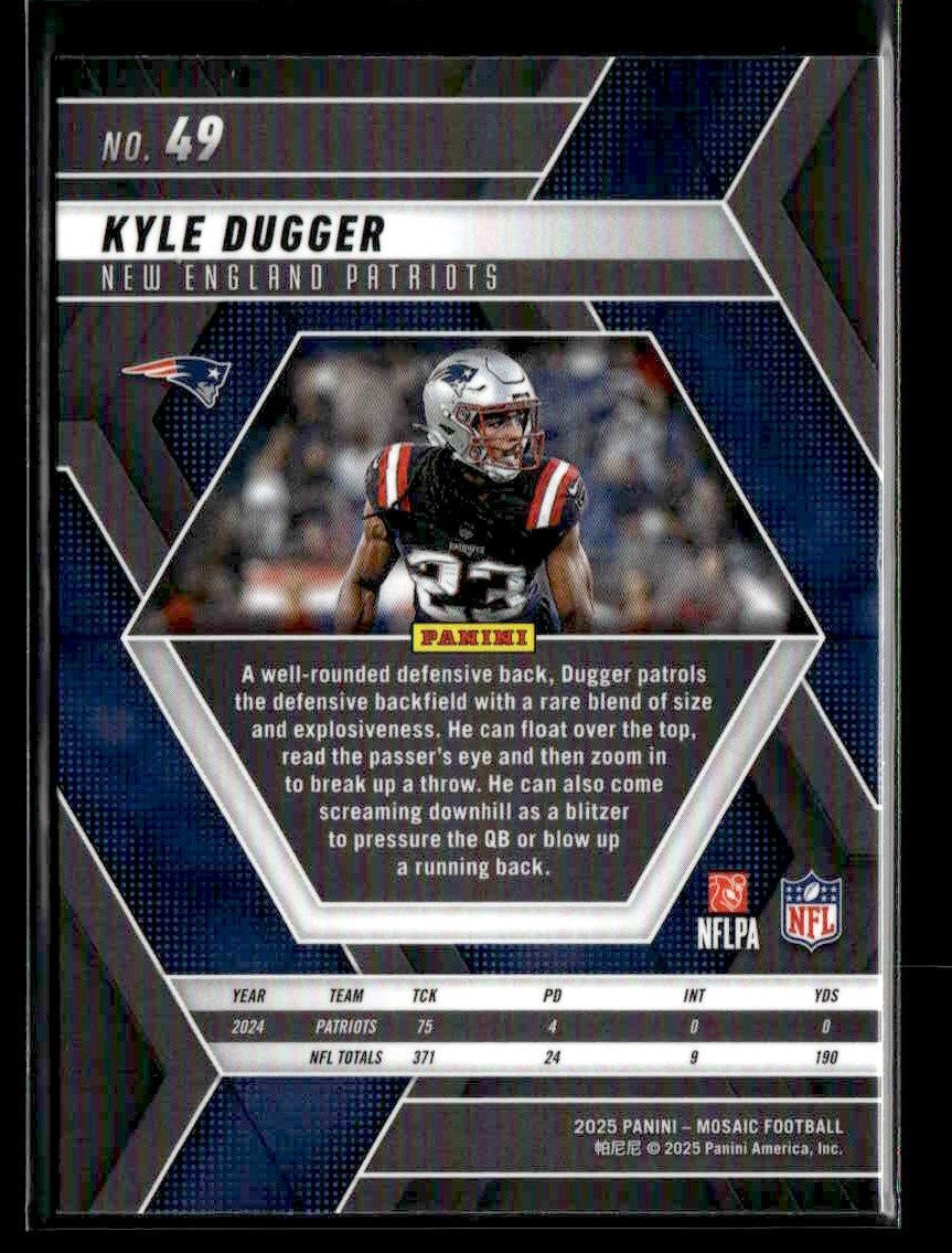 2025 Panini Mosaic #49 Kyle Dugger