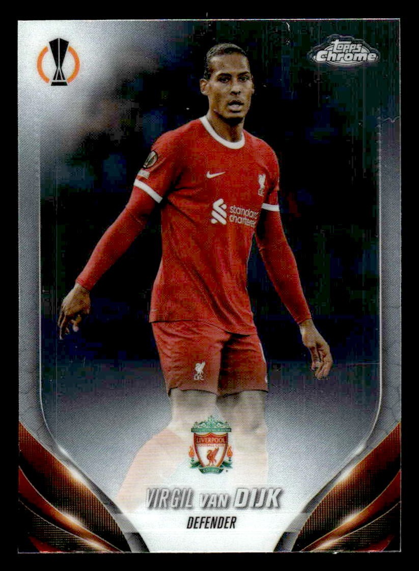 2023-24 Topps Chrome UEFA Club Competitions #132 Virgil van Dijk
