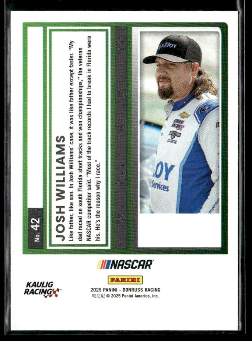 2025 Donruss #42 Josh Williams
