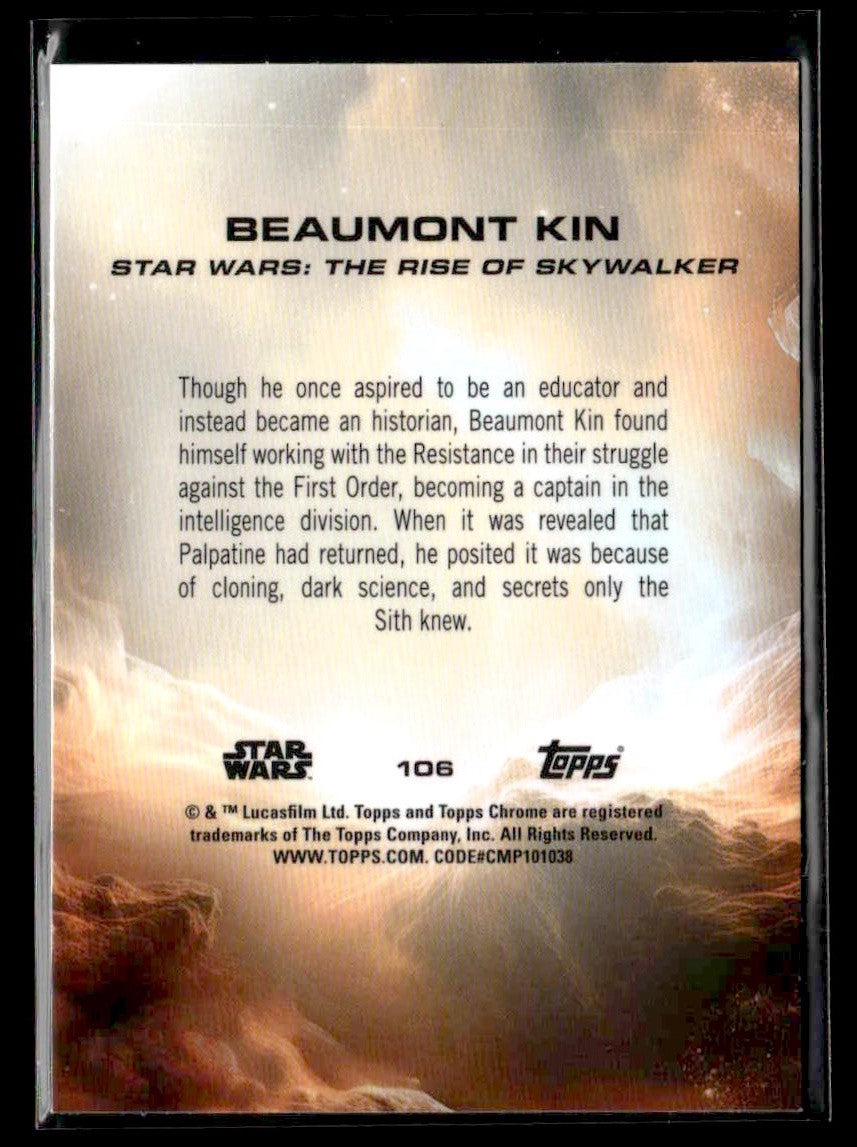 π Beaumont Kin β 2025 Topps Chrome Star Wars RayWave Refractor #106 π