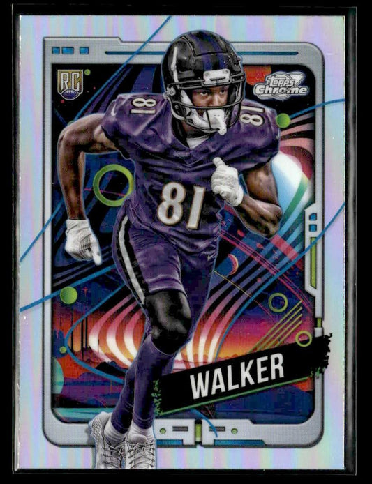 2024 Topps Chrome Cosmic #107 Devontez Walker Refractors