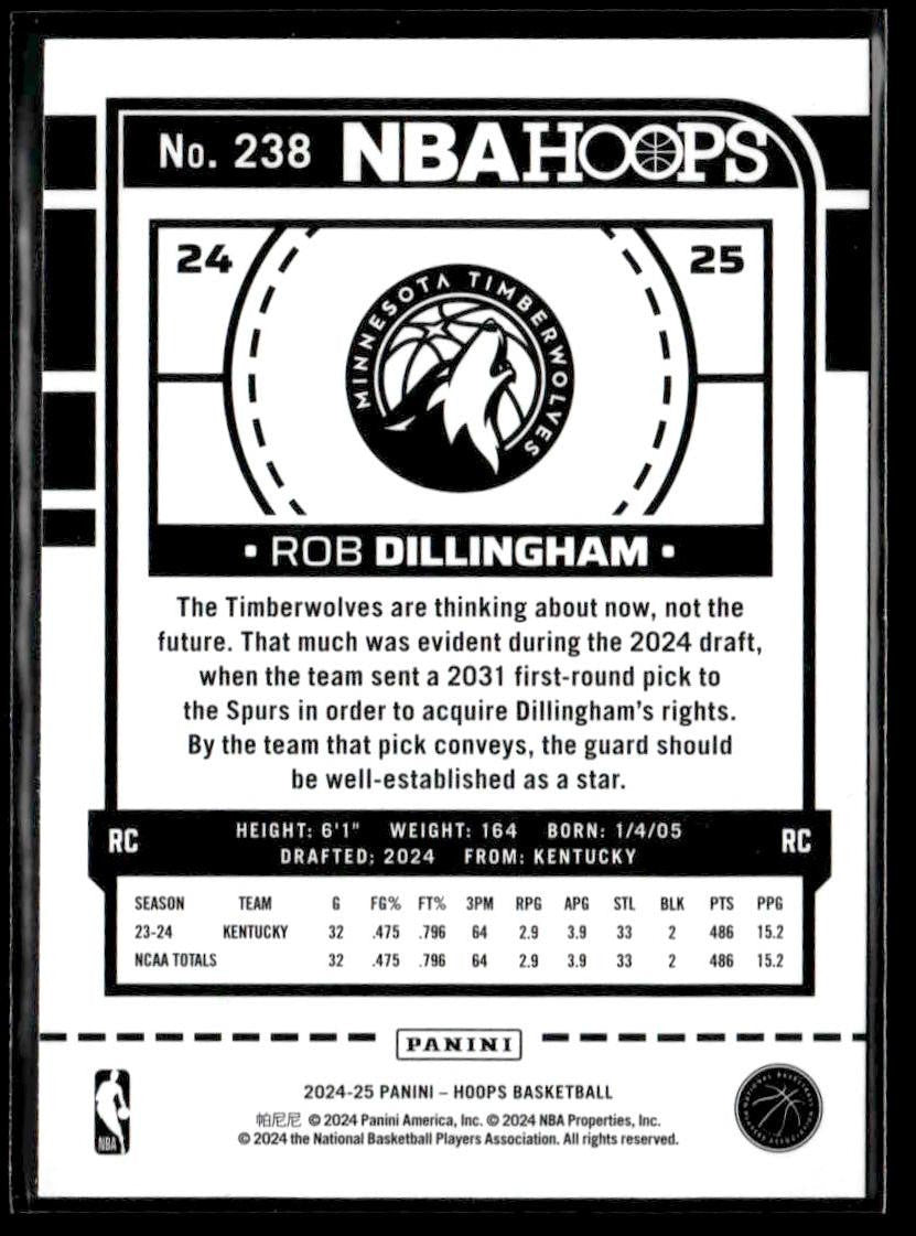 2024-25 Hoops #238 Rob Dillingham