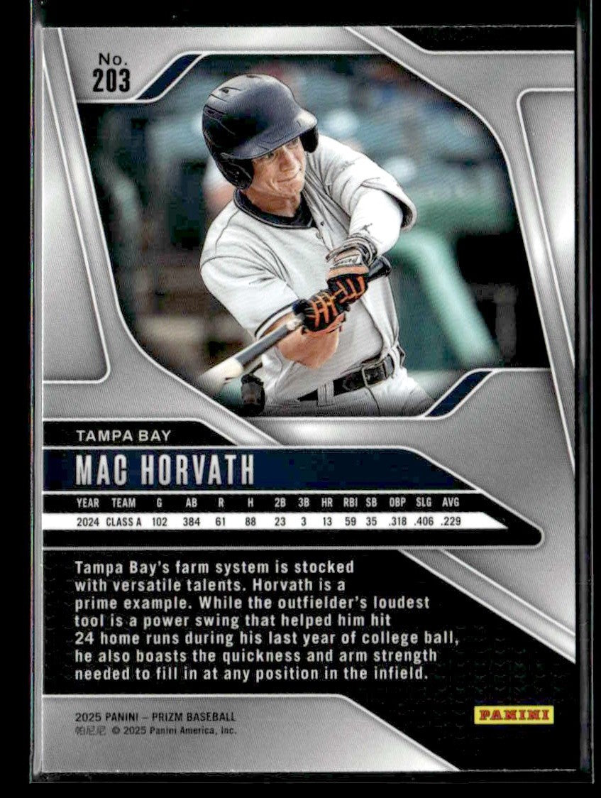 2025 Panini Prizm #203 Mac Horvath
