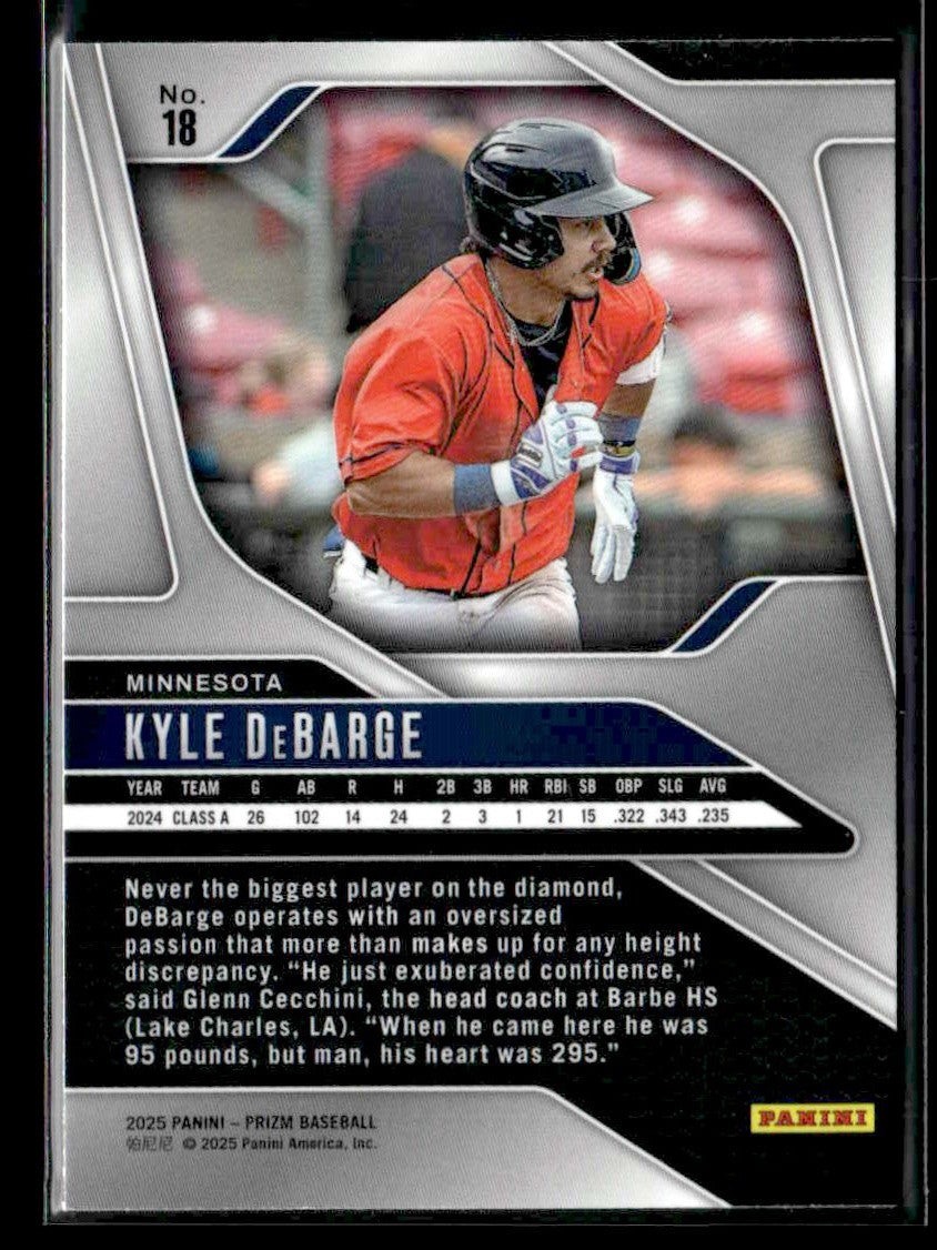 2025 Panini Prizm #18 Kyle DeBarge