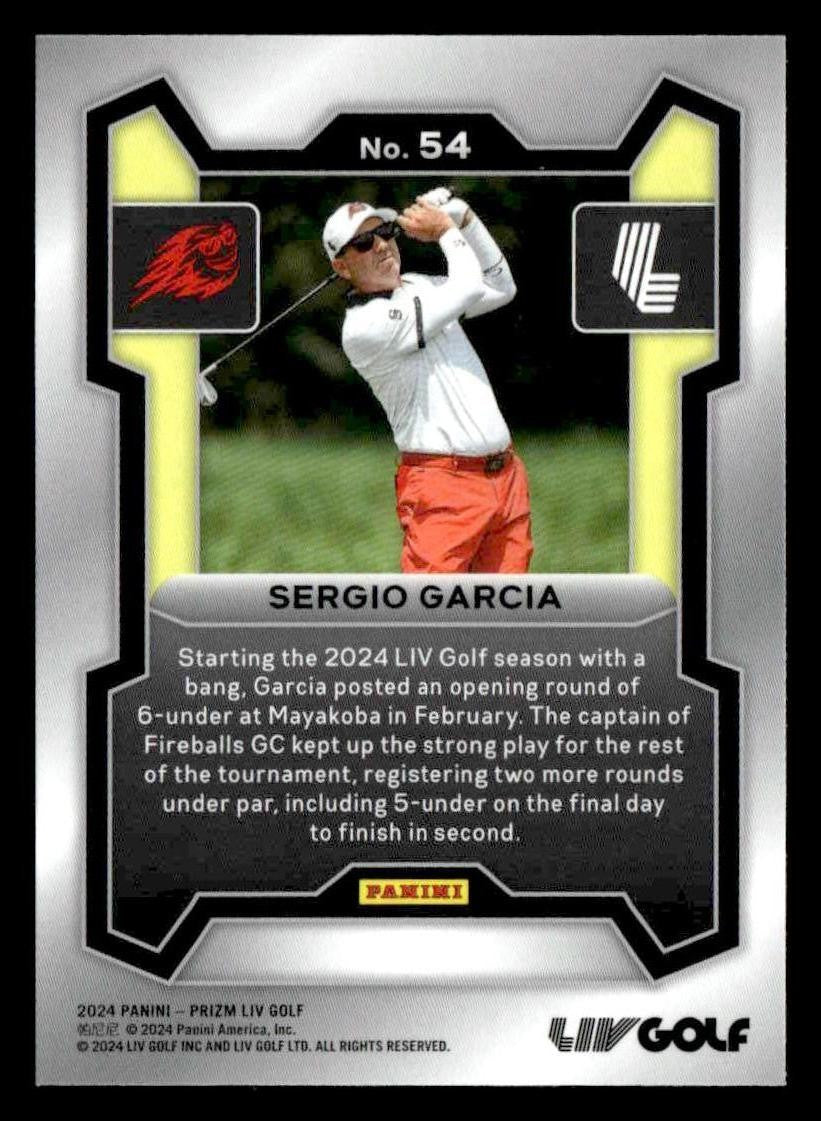 2024 Panini Prizm LIV #54 Sergio Garcia
