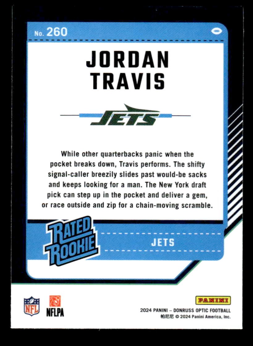 2024 Donruss Optic #260 Jordan Travis