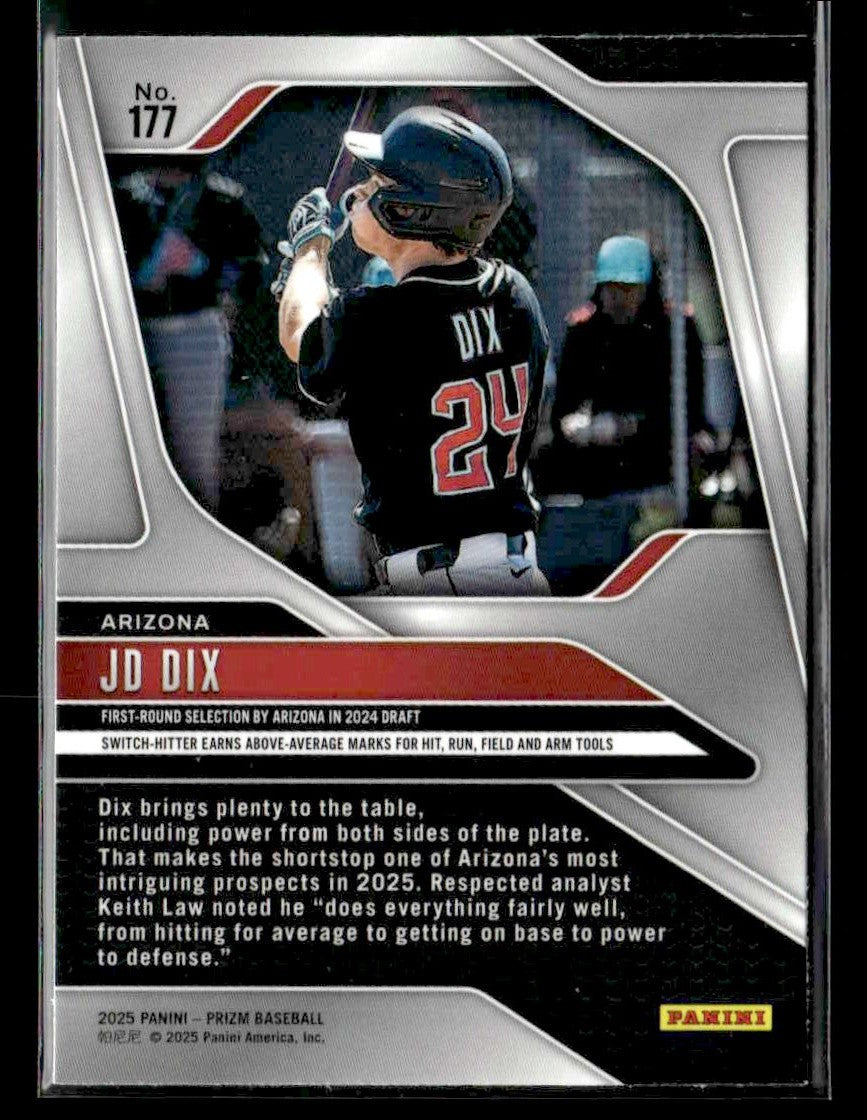2025 Panini Prizm #177 JD Dix