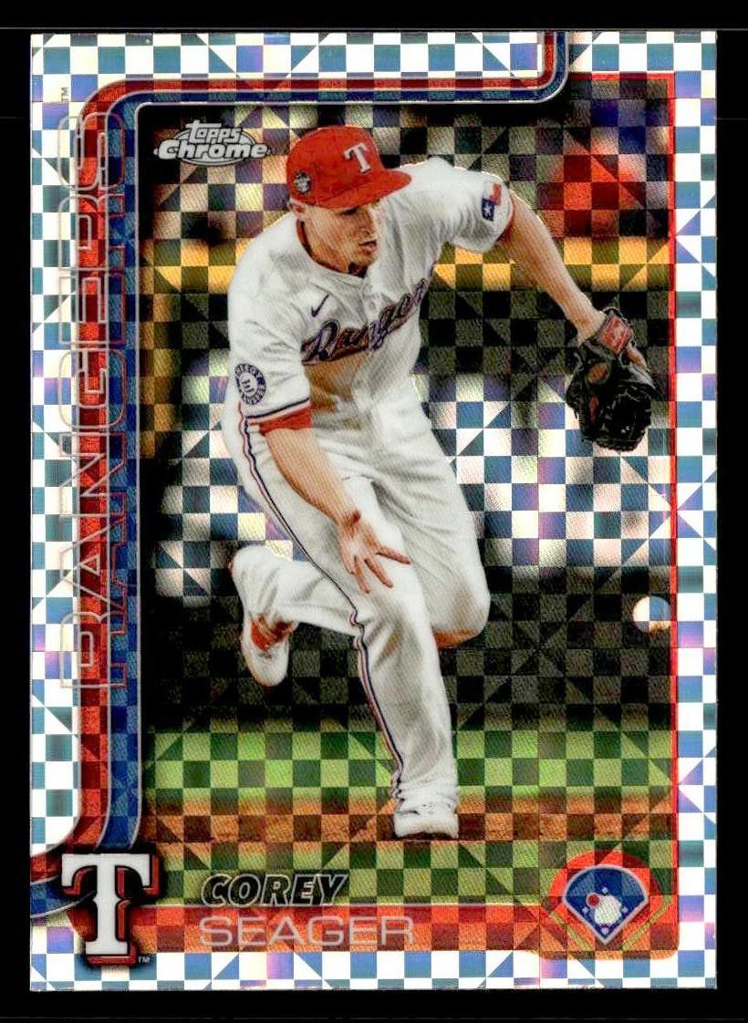2025 Topps Chrome #24 Corey Seager X-Fractors