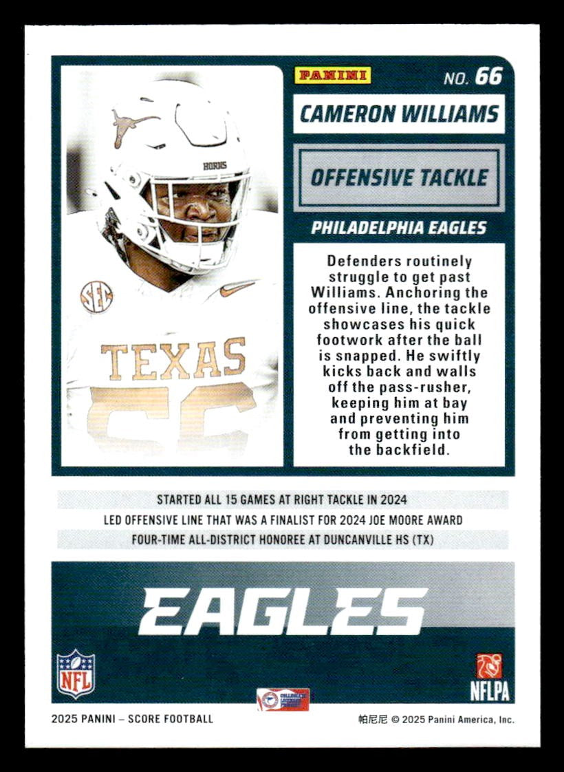 2025 Score #66 Cameron Williams