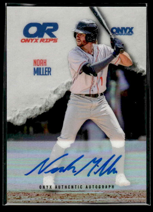 2025 Onyx Rips #RAB-NOMI Noah Miller Refractor Autographs