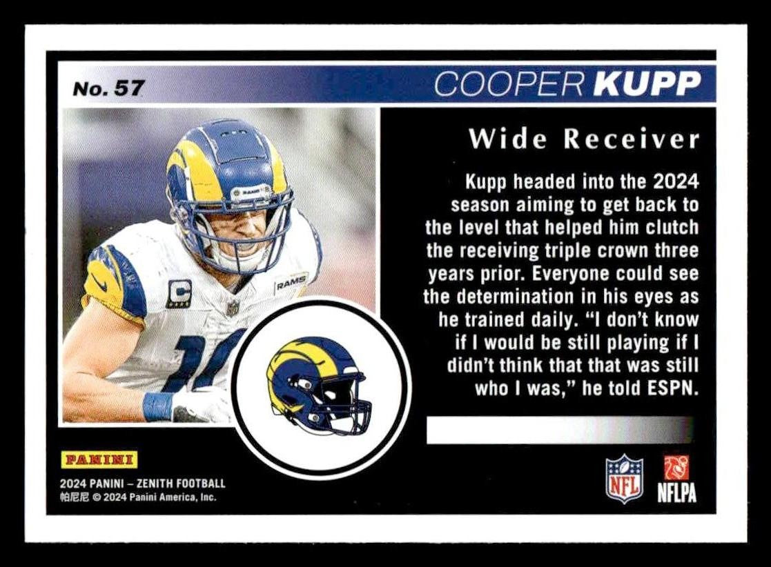 2024 Panini Zenith #57 Cooper Kupp Retail