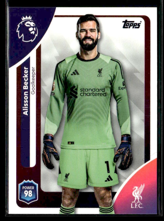 2025-26 Topps Premier League #164 Alisson Becker