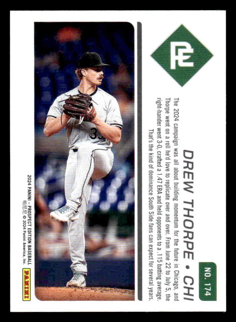 2024 Panini Prospect Edition #174 Drew Thorpe