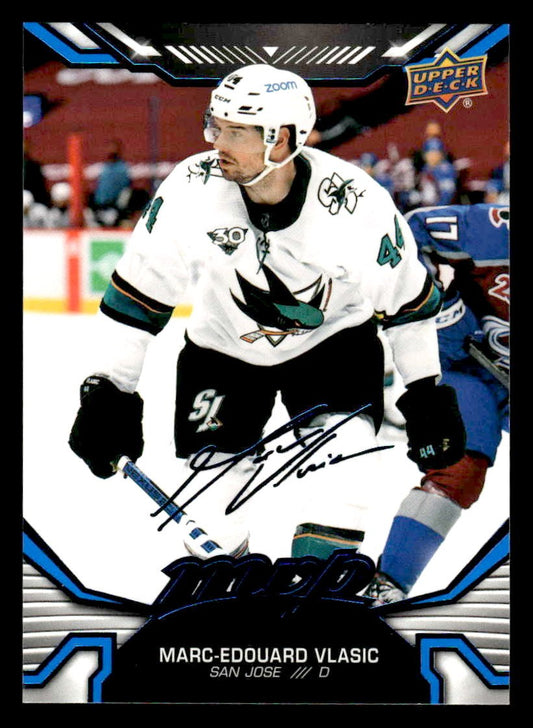 2022-23 Upper Deck MVP #126 Marc-Edouard Vlasic Blue Script