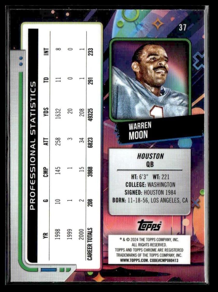 2024 Topps Chrome Cosmic #37 Warren Moon