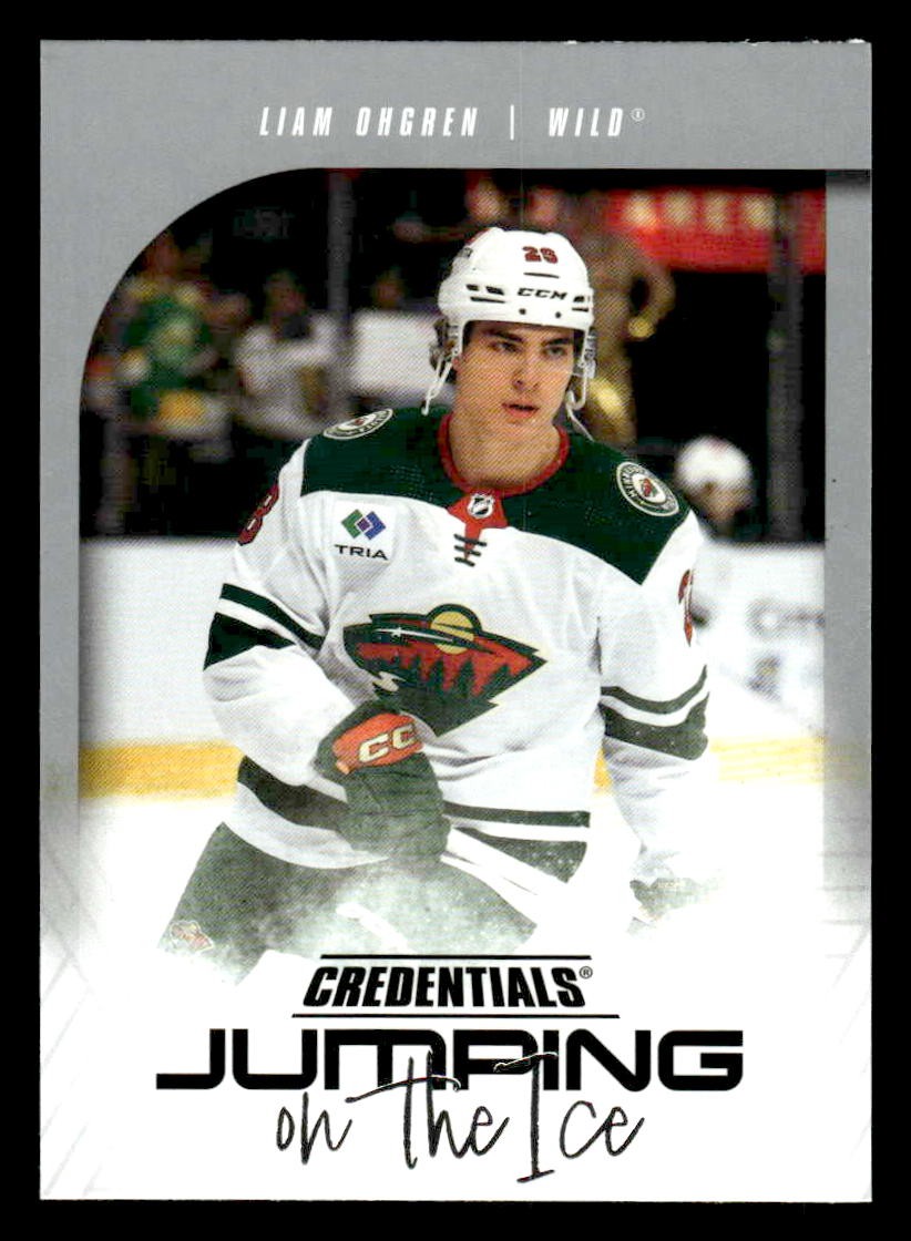 2024-25 Upper Deck Credentials #JI-LO Liam Ohgren Jumping on the Ice
