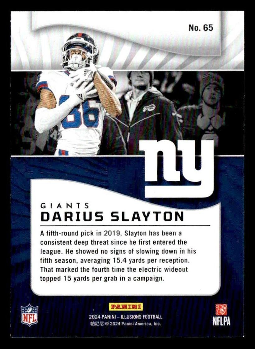 2024 Panini Illusions #65 Darius Slayton Retail