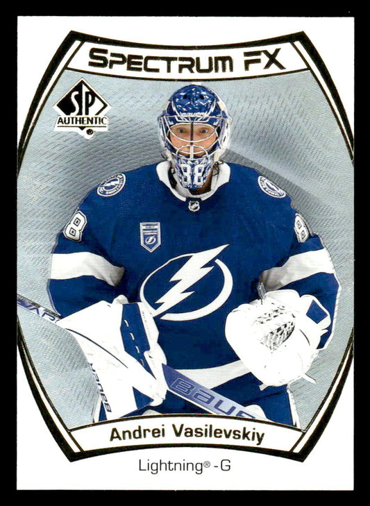 2021-22 SP Authentic #S-25 Andrei Vasilevskiy Spectrum FX