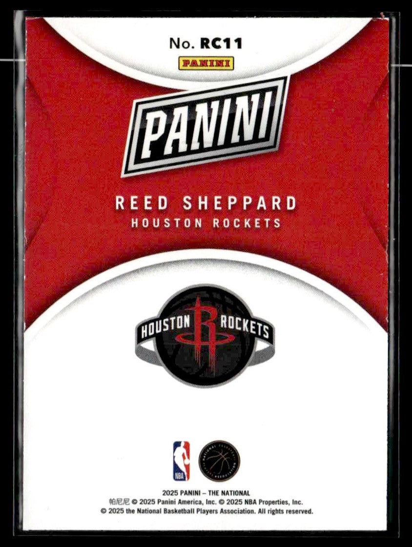 2025 Panini The National #RC11 Reed Sheppard