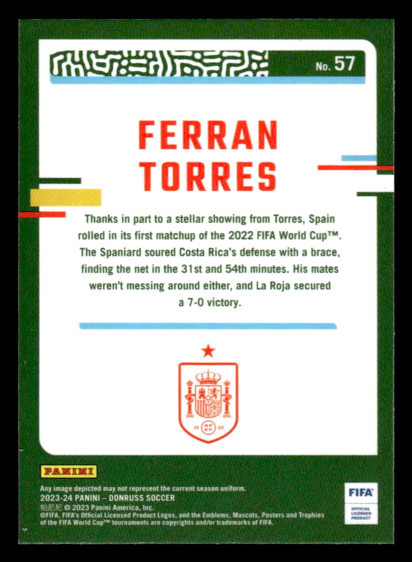 2023-24 Donruss #57 Ferran Torres Optic