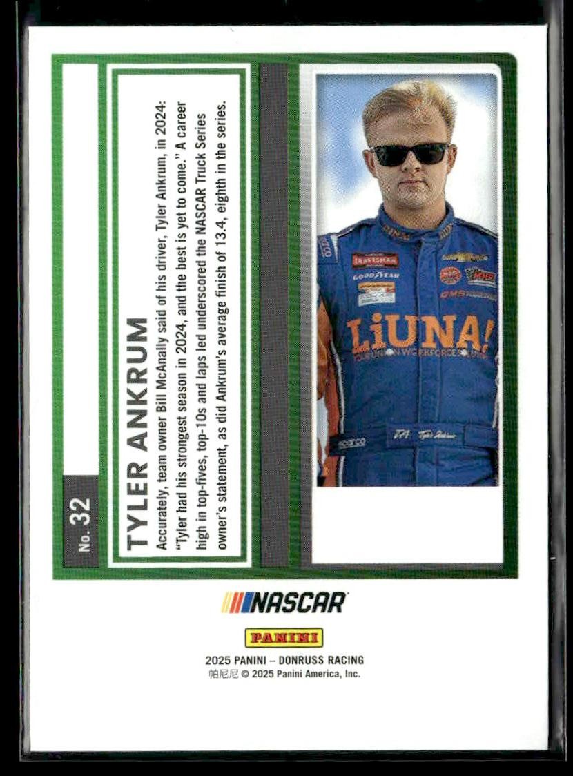 2025 Donruss #32 Tyler Ankrum