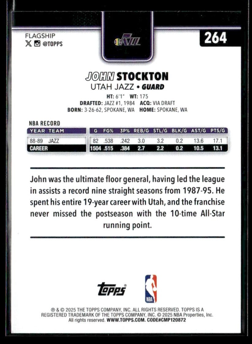 2025-26 Topps #264 John Stockton