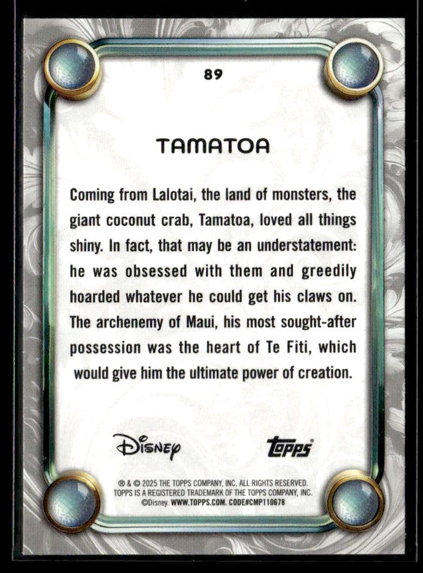 2025 Topps Disney Wonder #89 Tamatoa