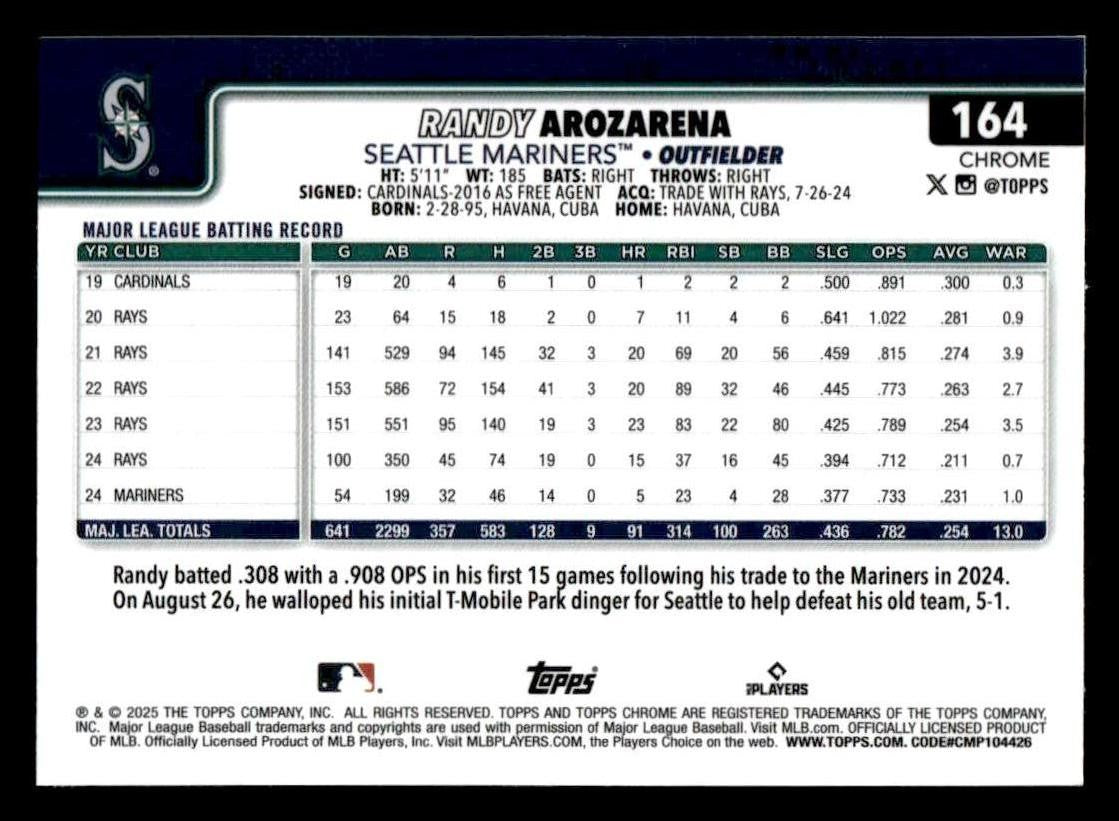 2025 Topps Chrome #76 Javier Sanoja