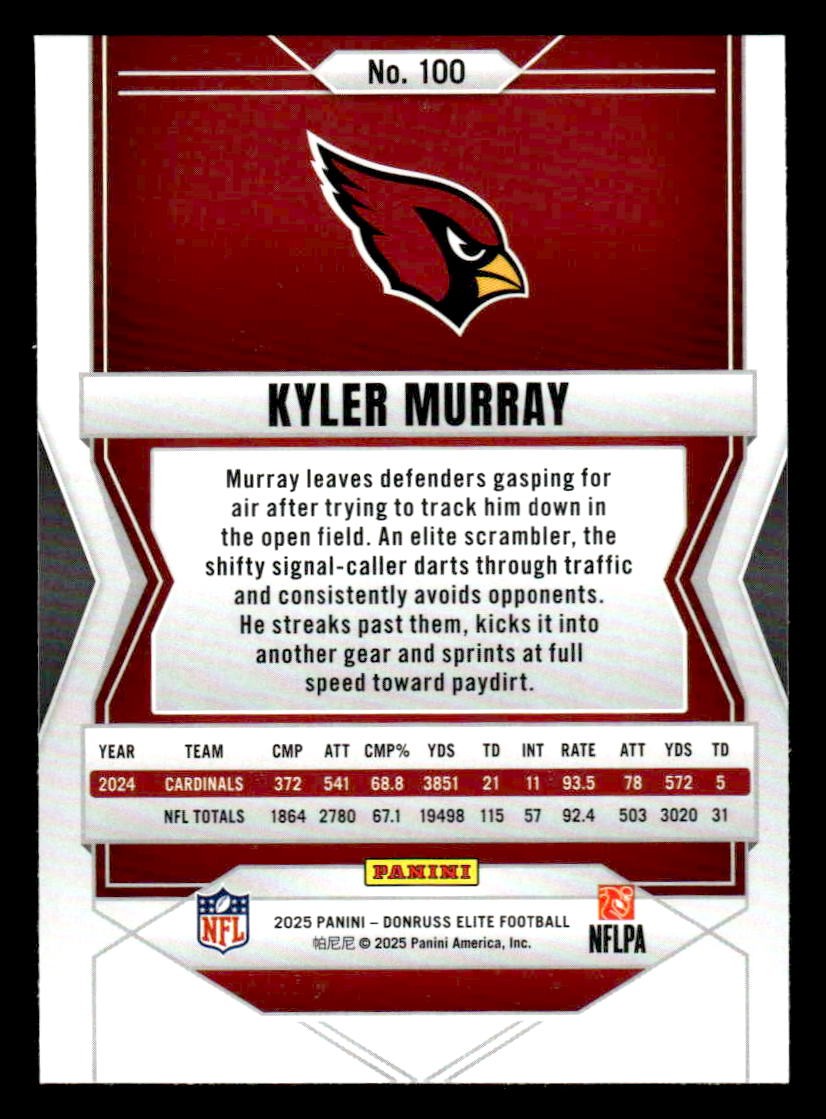 2025 Donruss Elite #100 Kyler Murray