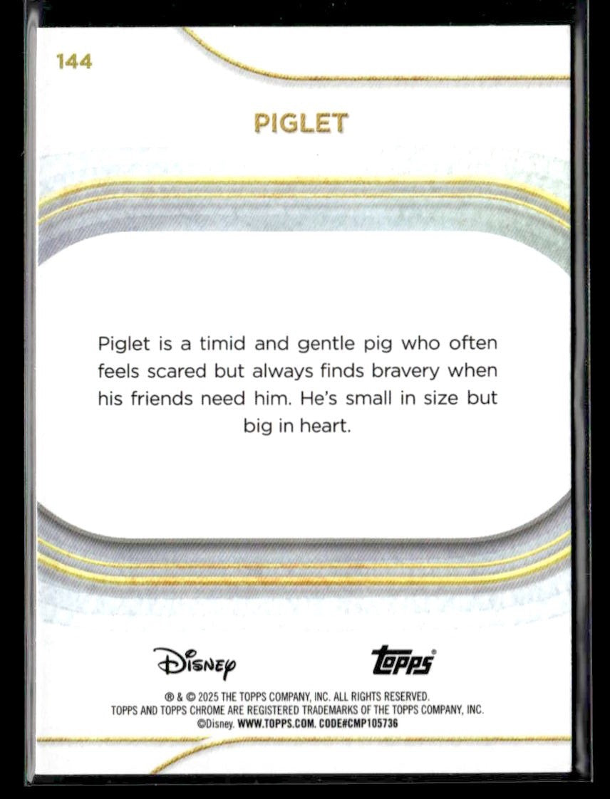 π Piglet β 2025 Topps Chrome Disney #144 π