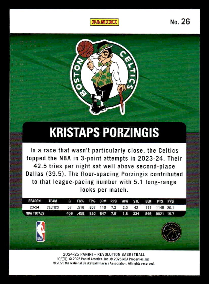 2024-25 Panini Revolution #26 Kristaps Porzingis