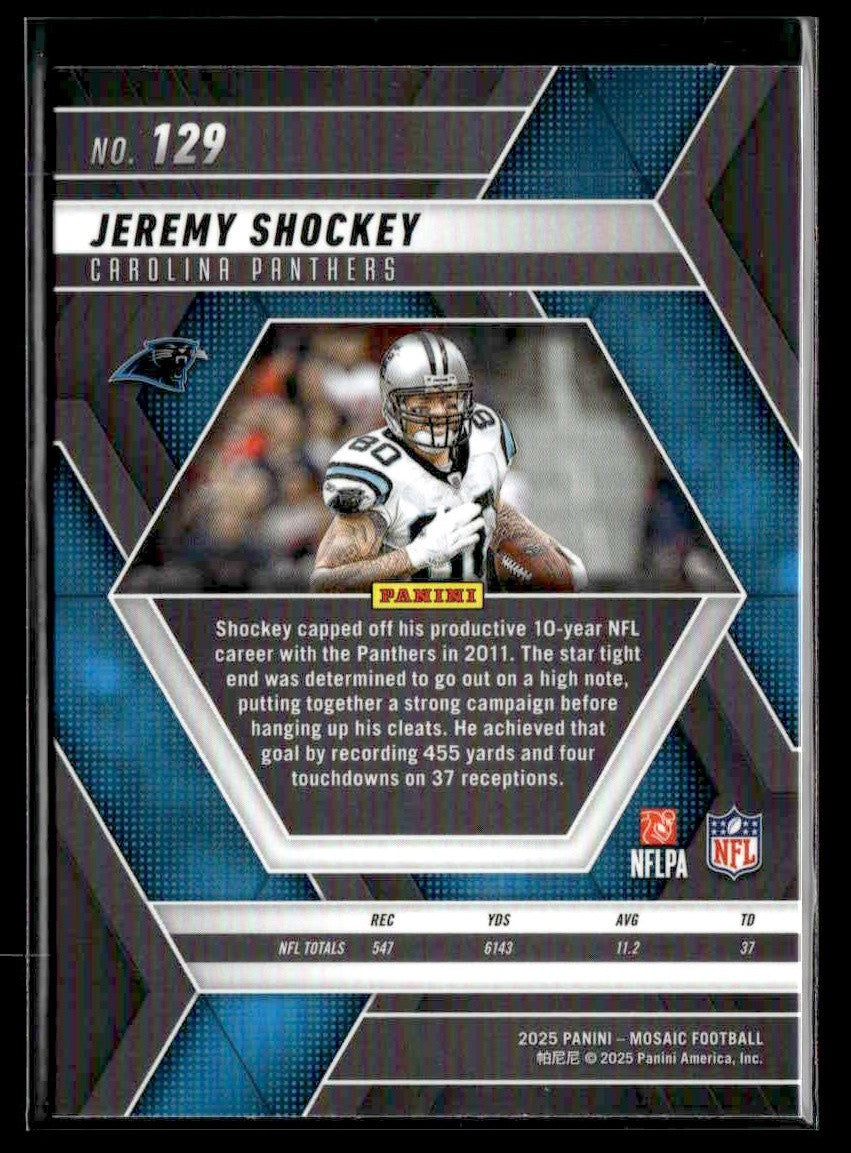 2025 Panini Mosaic #129 Jeremy Shockey