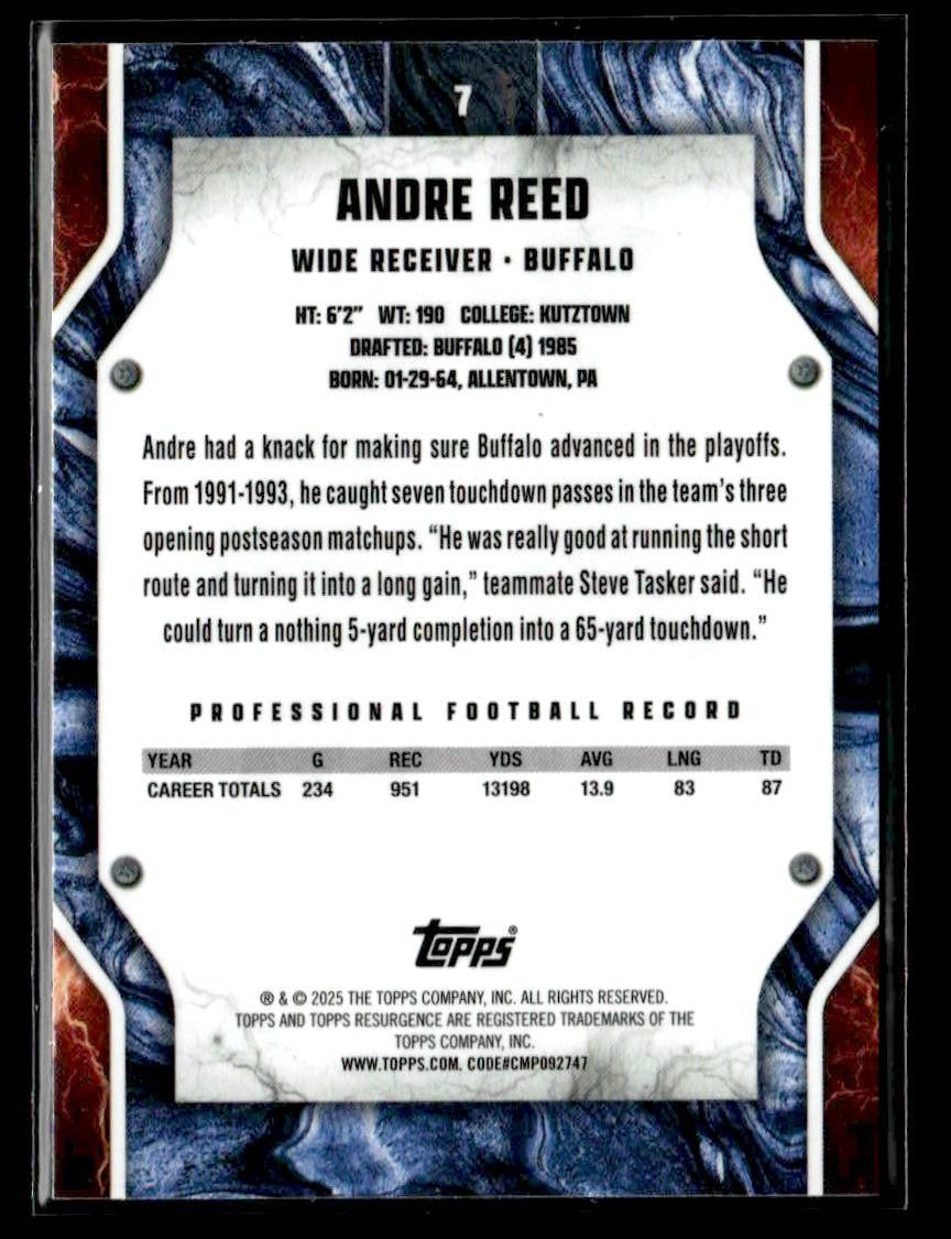2024 Topps Resurgence #7 Andre Reed