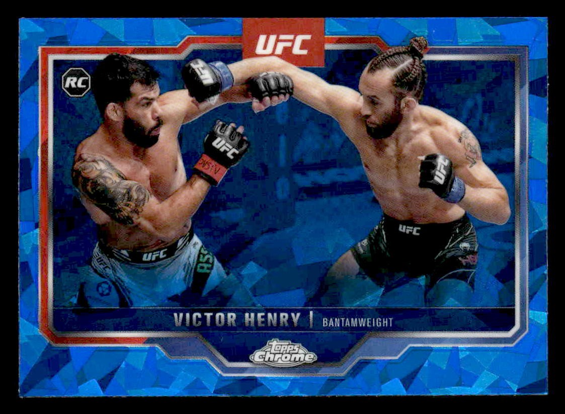 2025 Topps Chrome Sapphire Edition UFC #59 Victor Henry